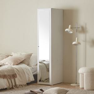 아씨방가구 그란데 전신거울 수납 옷장 40cm