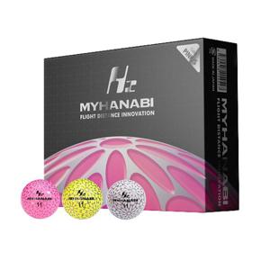 골프공 마이하나비 정품인증비거리용 컬러볼 핑크 3구