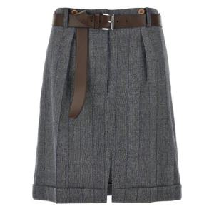 프라다 미디 스커트 P102LKSOOO15DKF0308