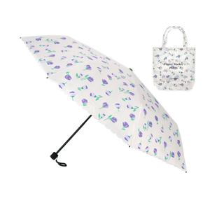 [루이까또즈(우양산)]50 플라워마켓 에코백 암막코팅 3단 슬림 우양산 MULQU60079