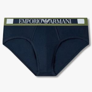 [엠포리오 아르마니 언더웨어]로고라벨 코튼 삼각 브리프(0814311028)
