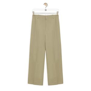 로에베 스트레이트 팬츠 H526Y04WEB 4430 MILITARY GREEN DOM