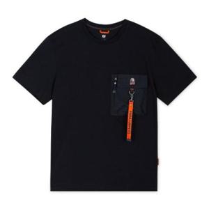 파라점퍼스 반팔 티셔츠 24SSPMTSRE07541 BLACK DOM