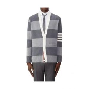 톰브라운 가디건 MKC543A Y3016 982 TONAL GREY DOM