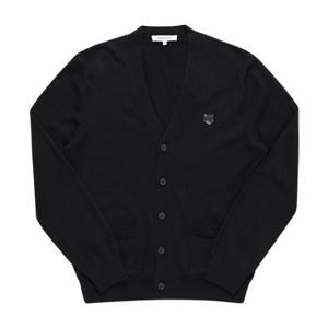 메종키츠네 볼드 폭스 헤드 패치 V넥 가디건 MM00509KT1036P199