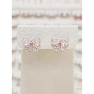 볼라레 세이브존01 큐빅 나비 데일리 볼드 은침 귀걸이 spe1265