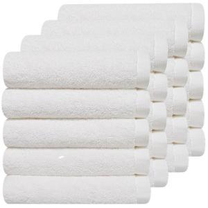 [다주타올]20장 호텔수건 40수 코마사 200g 플렉스 화이트 백색 흰 두꺼운 무형광 순면 수건 타올