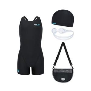 [아레나] (A5SG1KG04_BLK) 여아 킥앤풀 여아동 3부 반신 키트 A5SG1KG04