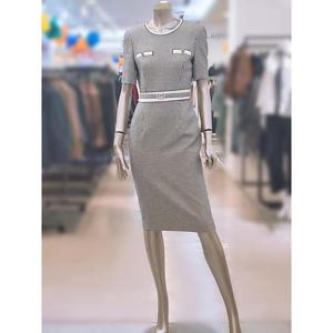 미니멈 세이브존03 하운드 체크패턴 원피스 MXBAWO3390