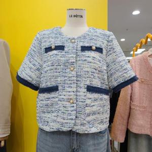 르피타 DP01 청포인트 트위드자켓 L252UJK453