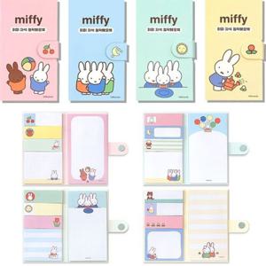 미피 자석 점착 메모북 8개 메모북 점착식메모지 점착메모 접착메모 점착메모지 접착식메모지 메모지 메모