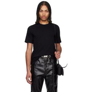 릭오웬스 티셔츠 블랙 할리우드 쇼트 레벨 티셔츠 251232M213102
