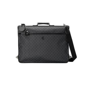 구찌 가먼트 백 스퀘어 인터로킹 G 블랙 GG 슈프림 703484-92THF-1000