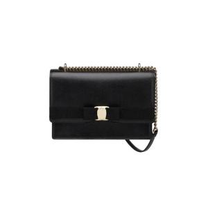 페라가모 바라 보우 크로스바디백 블랙 21I284-733460