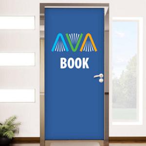 아트박스/꾸밈 ck699-책을읽읍시다_현관문시트지