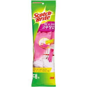 황토.숯 고리형 고무장갑(대)