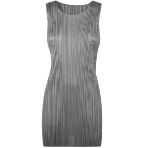 플리츠플리즈 숏 원피스 PP56JT10712 GRAY DOM