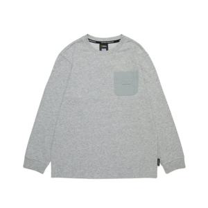 [내셔널지오그래픽키즈]K253UTS910 우븐포켓 싱글 티셔츠 M/GREY