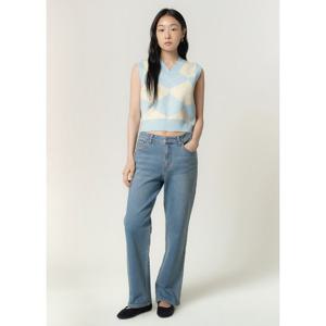 [플랙진]플랙진 여성 로그 스트레이트 데님 M04 (PJTH5LGM045)