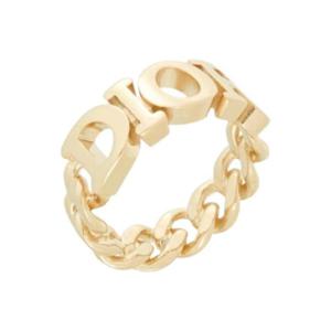 디올 디오레볼루션 링 골드 피니쉬 메탈 R1140WOMMT-D300