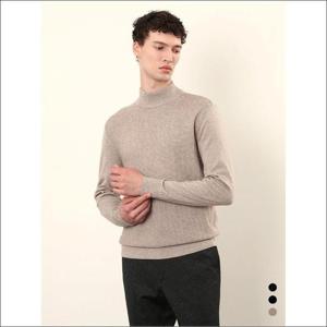 인디안 세이브존02 워셔블 솔리드 하프넥 니트 MIEBH4F8301