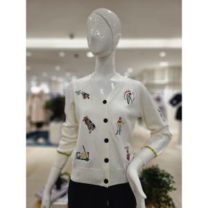 [포커스]MARIO포커스 자수 골프 봄 가디건 FS4A7KC00370