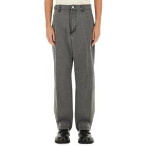 오베이 스트레이트 팬츠 142020240 BLACK