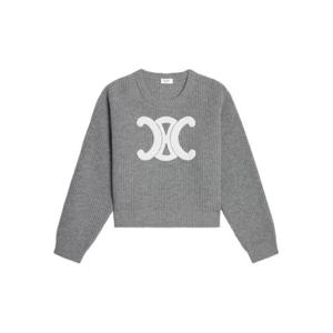 셀린느 스웨터 RY0GS423P09GM MEDIUM GREY DOM