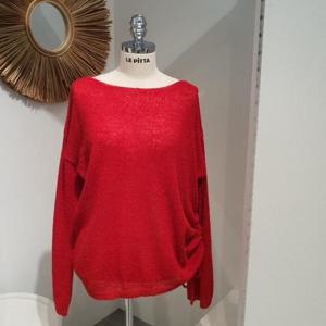 르피타 HC06 스트링 라운드 니트(레드) L254BSWA07