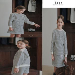 [빈]BZ58TS01IV 아이보리 스트라이프 마린티셔츠