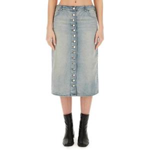 쿠레쥬 데님 스커트 124DJU155 DE00167011 DENIM