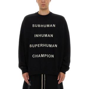 릭오웬스 x 챔피온 긴팔 티셔츠 CM01E1669 CHFE09 BLACK