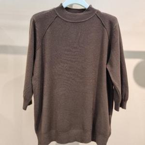 라티움 HC34 부드럽고 착용감좋은 반목폴라 7부소매 얇은 가을니트스웨터 T2533sw03