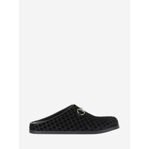 구찌 벨벳 홀스빗 뮬 837130FAEUF1000 BLACK DOM
