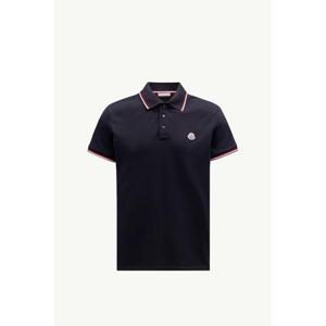 몽클레어 로고 패치 코튼 피케 폴로 셔츠  8A0001484556794 DOM