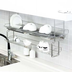 와이드 싱크선반 800-2단 (광폭) 800선반 고급선반 광폭주방선반 2단선반 싱크선반 씽크선반 주방선반 주방용품 식기건조대 주방싱크대