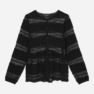 [써스데이아일랜드]오픈형 레이스 블라우스 T256MBL156W