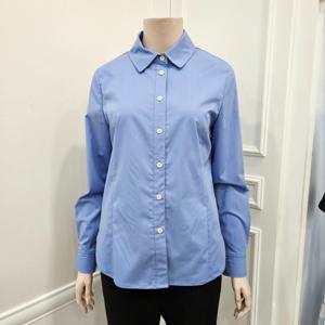 [프렐린]프렐린 여성복 블루 기본 카라 블라우스 RBB253050