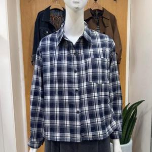 클리지 DP01 모던 체크 셔츠 CP8WBL06