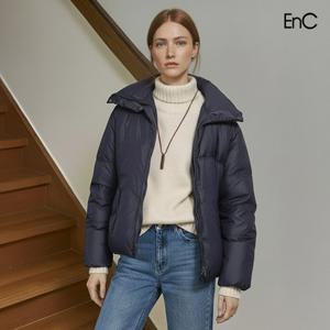 [ENC] 덕파이버 샤이닝 네이비 패딩점퍼