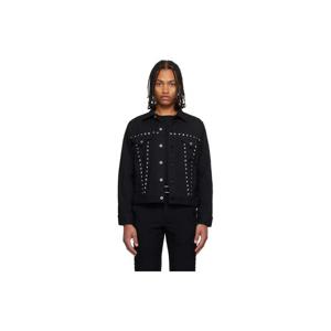 26 SS 꼼데가르송 남성 블랙 스터드 재킷 252935M180000