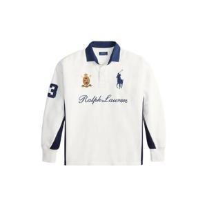폴로 랄프로렌 모크 넥 긴소매 럭비 폴로 셔츠 710P03956002