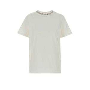 골든구스 반팔 티셔츠 GWP01220P000673 10363 White