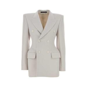 발렌시아가 수트 자켓 794461TTU13 9020 White