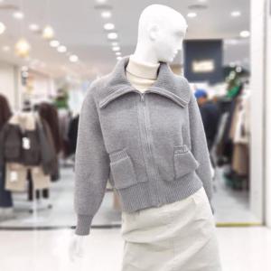 abfz sh06 도톰 하이넥 집업 니트 가디건 SLBHA1Y46A