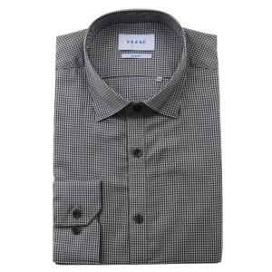 [예작(셔츠)]스냅카라 코튼레이온 체크 슬림긴소매 YJEFUS531