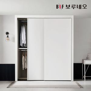 보루네오 PET 슬라이딩 작은방 붙박이장 나비드 미닫이 10cm E0등급