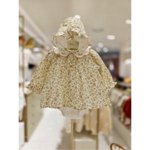 (에뜨와) (07T127986) (출산백일선물)오로라플라워바디수트SET (유아/출산/백일/돌선물/조카선물)