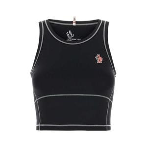 25SS 몽클레어 로고 패치 탱크탑 8P00001899YG999 BLACK DOM