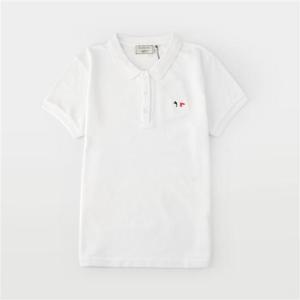 메종키츠네 트리컬러 폭스 패치 폴로 반팔 티셔츠 DW00202KJ7002